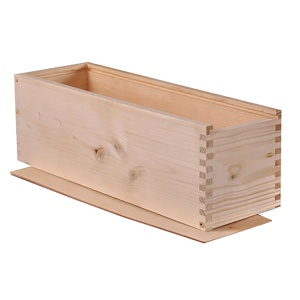 Houten kist,  1-vaks met schuifdeksel Magnum Champagne nvt - 1,5 l
