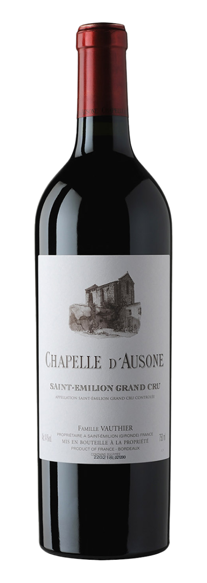 Château Ausone, Saint Émilion AC Chapelle d'Ausone. 2e wijn GC 2018 - 0,75 l