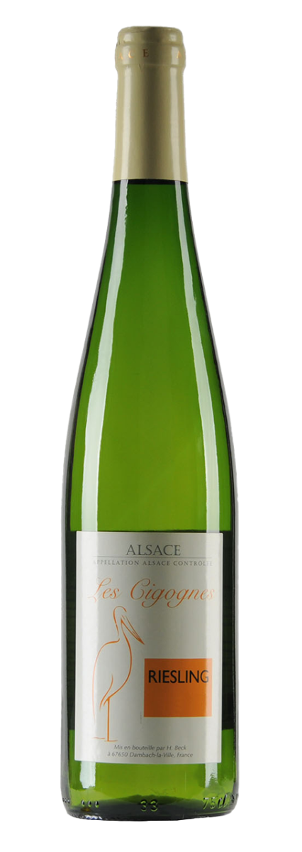 Domaine Hubert Beck, Alsace AC Riesling Cigognes 2024 - 0,75 l