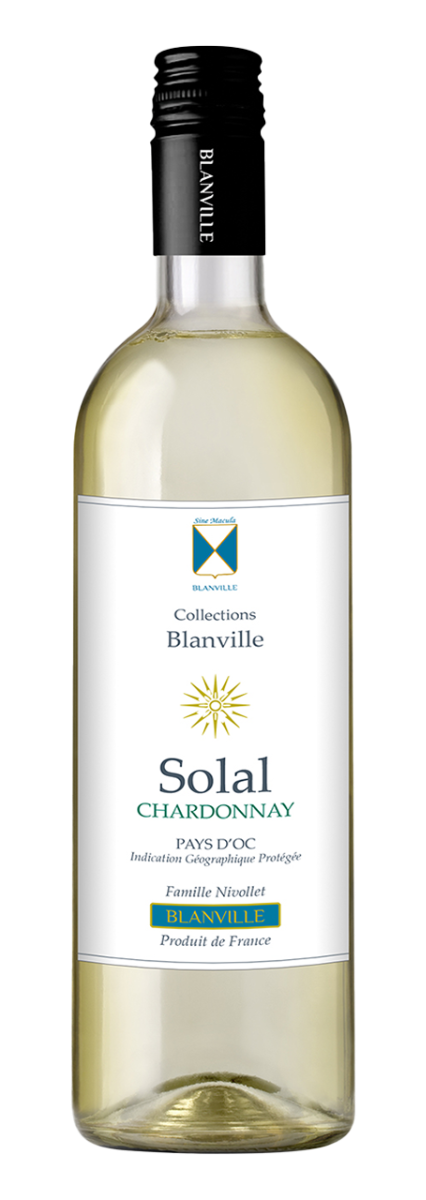 Château Haut-Blanville, Pays d'Oc IGP Solal, Chardonnay 2024 - 0,75 l