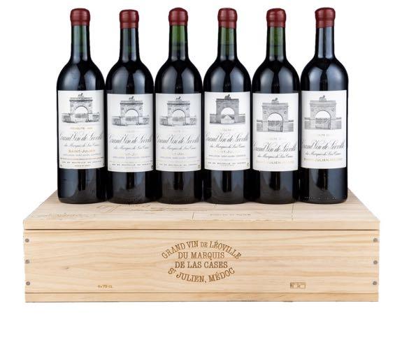 Château Léoville-Las Cases, Saint Julien AC Collection Miroir - Millesimes Secrets 1982-90-96-2000-05-09 2GCC nvt - 4,5 l