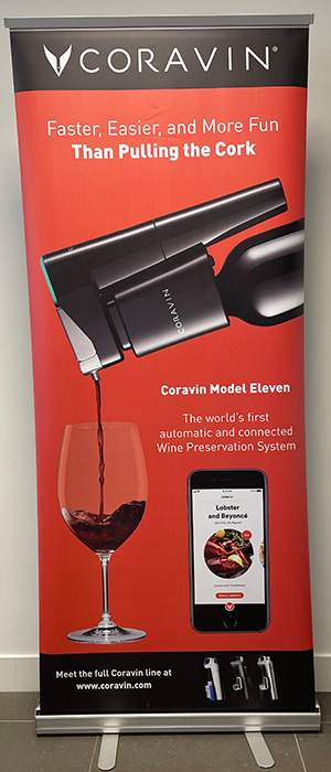 Coravin, Roll up banner nvt - 0 l