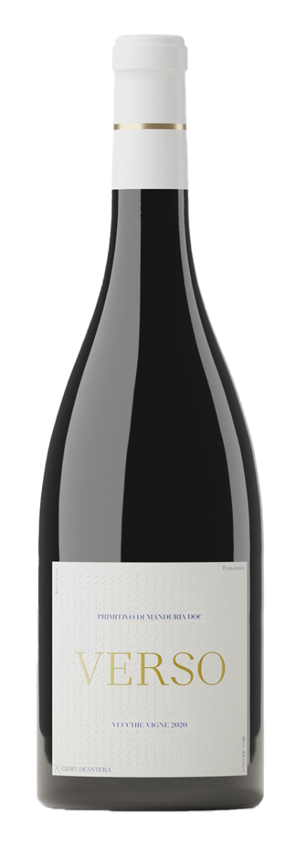 Campi Deantera, Primitivo di Manduria DOC Verso, Vecchie Vigne 2020 - 0,75 l