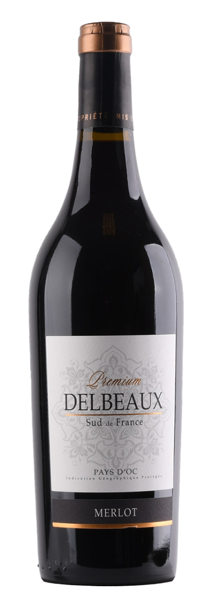 Delbeaux, Pays d'Oc IGP Premium Merlot 2024 - 0,75 l