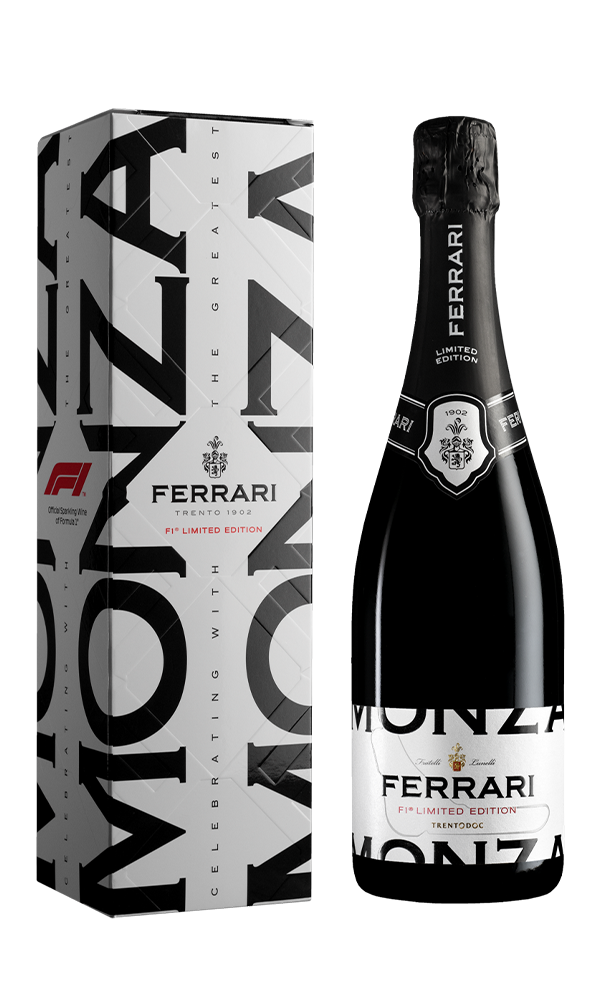 Ferrari, Trento DOC Brut, Cities Special Cuvée F1 Monza in geschenkverpakking nvt - 0,75 l