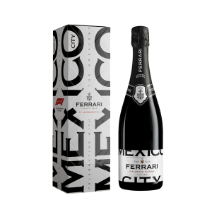 Ferrari, Trento DOC Brut, Cities Special Cuvée F1 Mexico City in geschenkverpakking nvt - 0,75 l