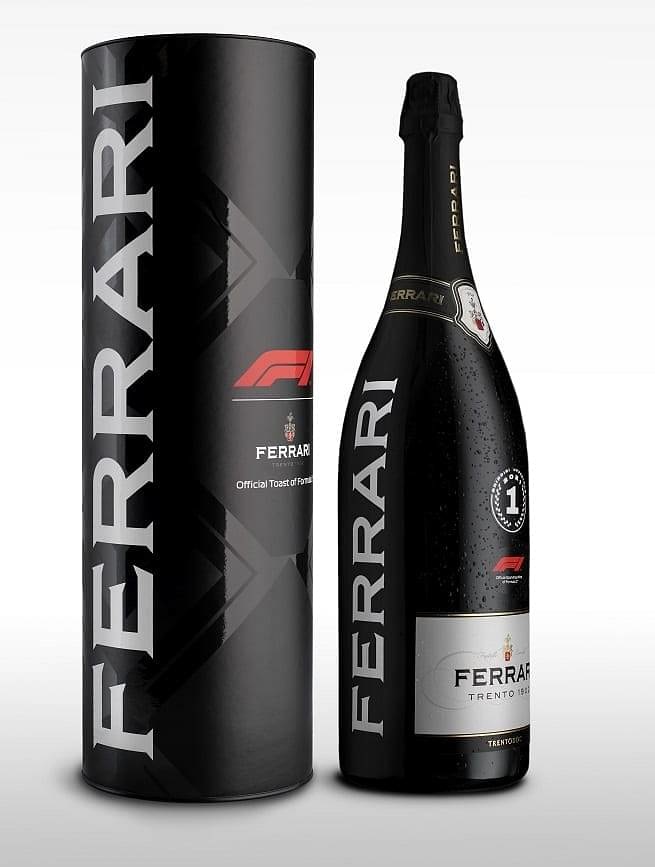 Ferrari, Trento DOC Ferrari, Brut, Celebration Jero, F1 podium replica in giftbox, Editie 2022 nvt - 3 l