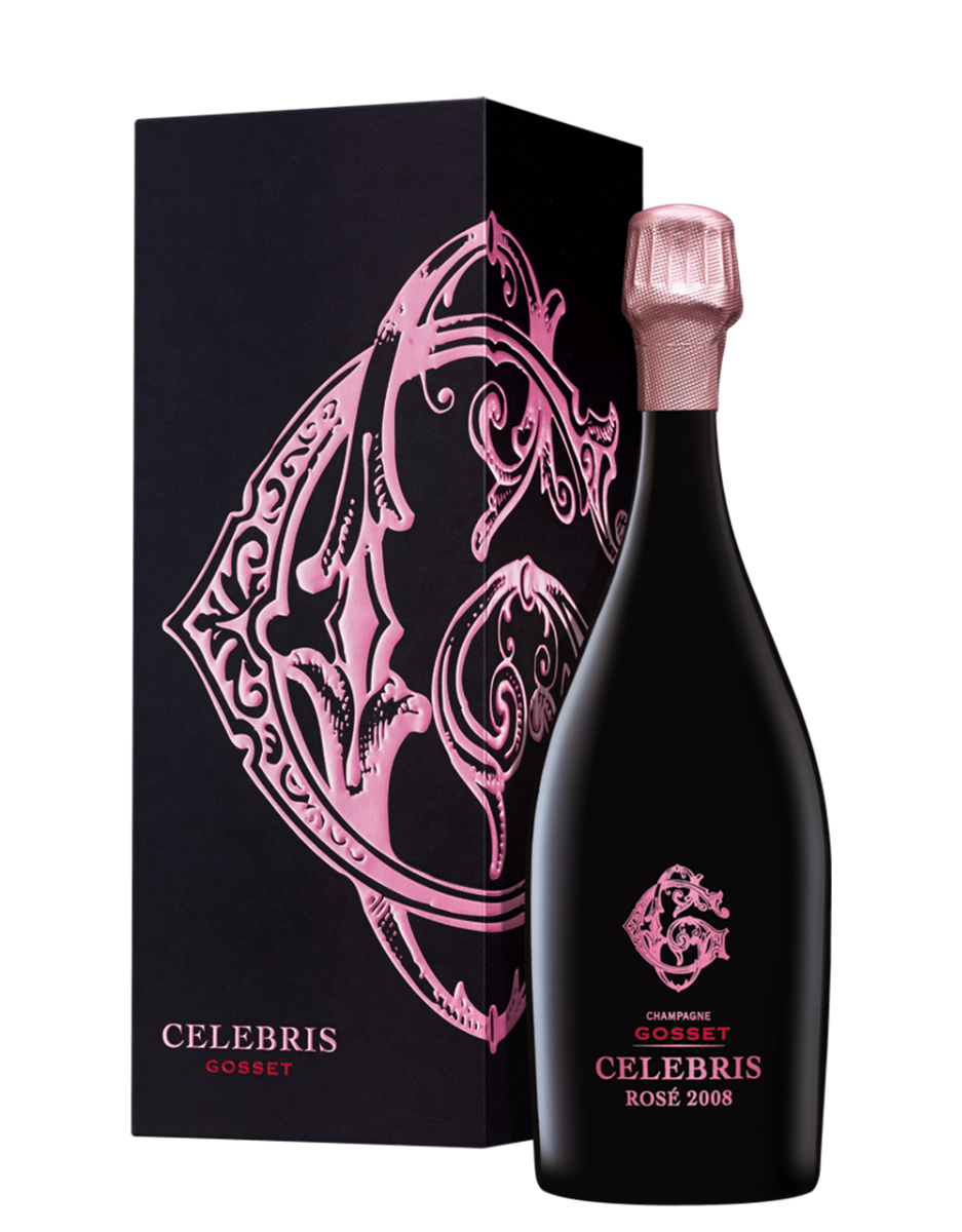 Champagne Gosset, Champagne AC Celebris Rosé Brut in Giftbox 2008 - 0,75 l