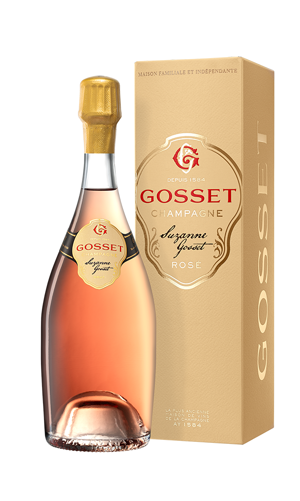 Champagne Gosset, Champagne AC Cuvée Suzanne Gosset, Rosé in giftbox nvt - 0,75 l