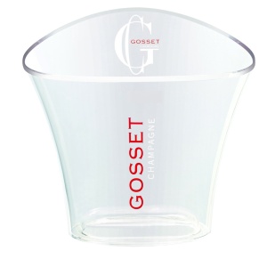 Champagne Gosset,  Plexiglazen Champagnerkoeler voor 1 fles nvt - 0,75 l