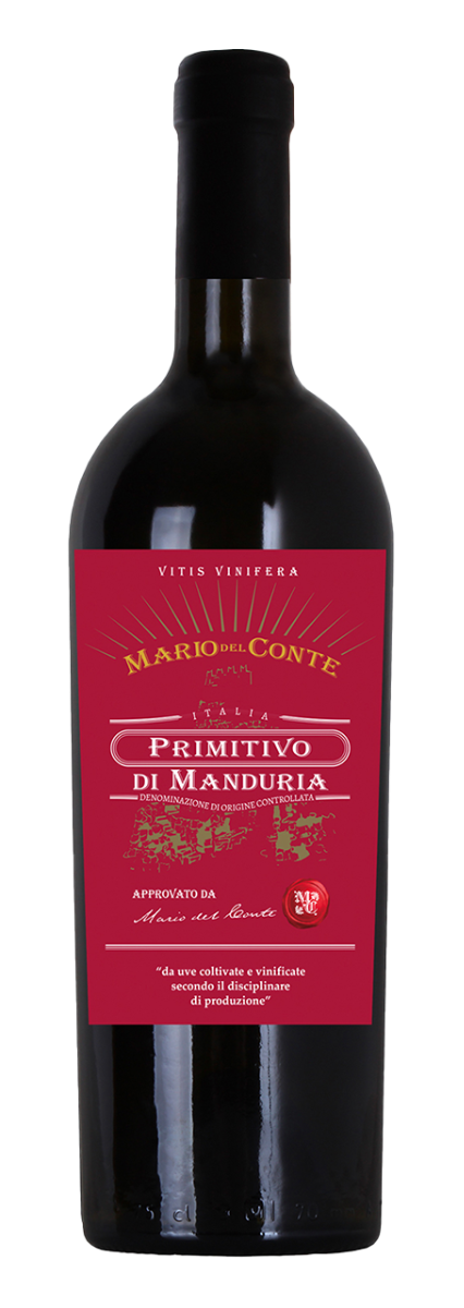 Mario del Conte, Primitivo di Manduria DOC 2020 - 0,75 l