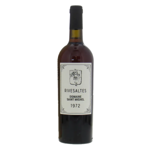 Domaine Saint Michel, Rivesaltes AOP Rivesaltes 1972 - 0,75 l