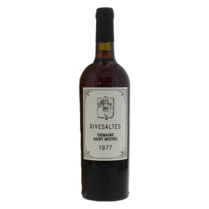 Domaine Saint Michel, Rivesaltes AOP Rivesaltes 1977 - 0,75 l