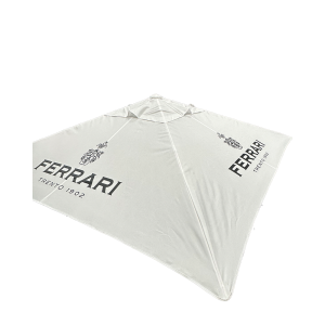 Ferrari,  Parasol wit 300 x 300 cm. nvt - 15 l
