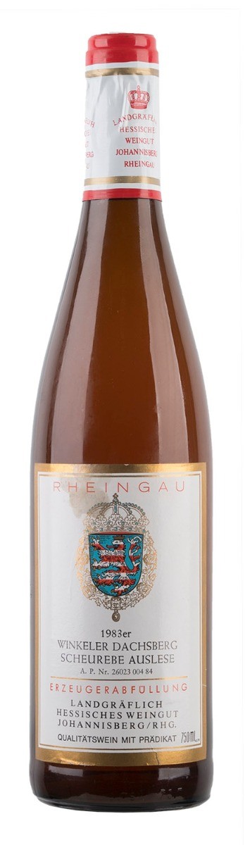 Weingut Prinz von Hessen, Rheingau Winkeler Dachsberg 1983 - 0,75 l