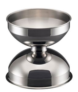 Accessoires, Spittoon RVS Tafelmodel - Diameter 24 cm. nvt - 0 l