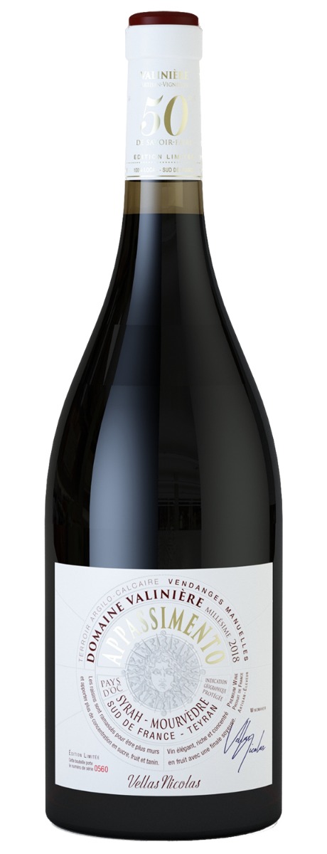 Domaine Valinière, Pays d'Oc IGP Appassimento 2021 - 0,75 l