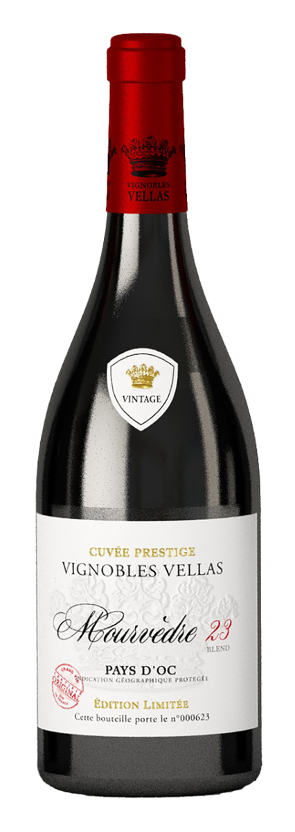 Vignobles Vellas, Pays d'Oc IGP Mourvedre, Blend 23 2024 - 0,75 l