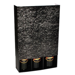Verpakking,  Drawerbox dash gray + sleeve voor 3 flessen, Geschikt voor Bourgogne flessen nvt - 0,75 l
