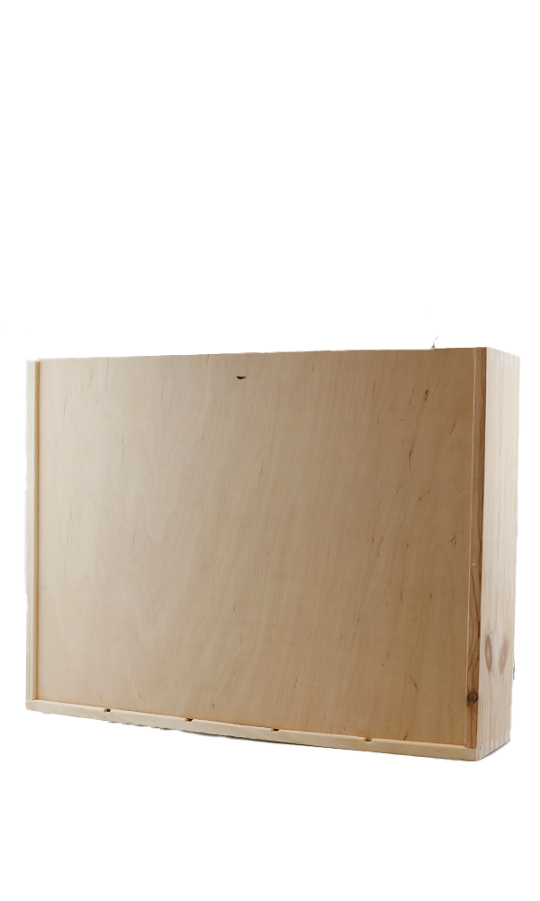 Houten kist, 5-vaks met schuifdeksel nvt - 0,75 l