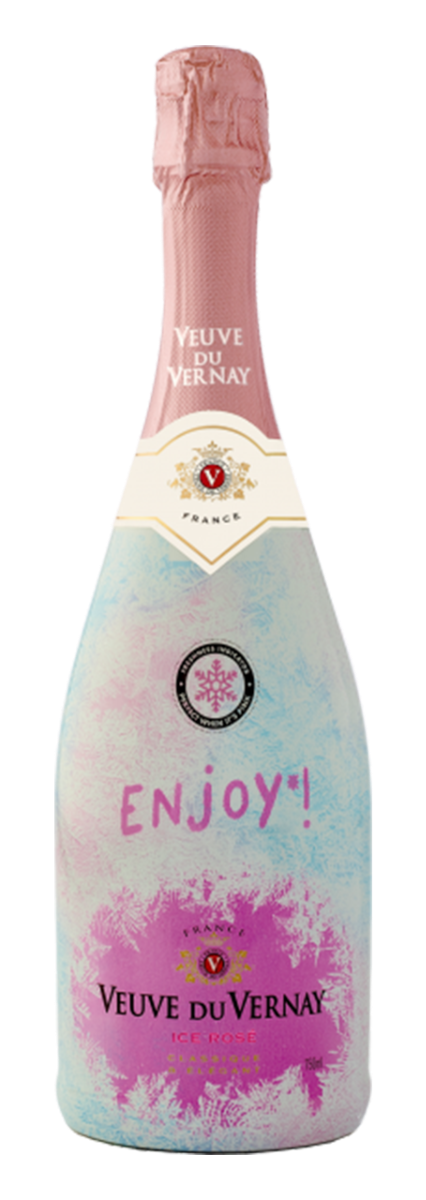 Veuve du Vernay, Vin Mousseux ICE, Rosé, Thermo label nvt - 0,75 l