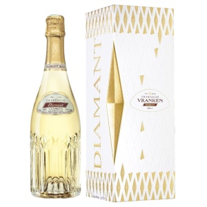 Champagne Vranken, Champagne AC Cuvée Diamant Blanc de Blancs in luxe giftbox 2008 - 0,75 l